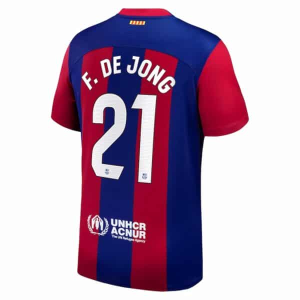 PACK FC BARCELONE DOMICILE FRENKIE DE JONG ADULTE SAISON 2023-2024