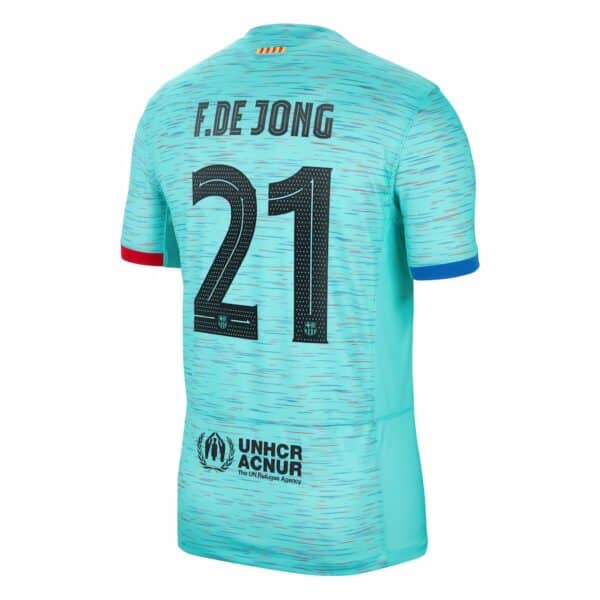 PACK FC BARCELONE THIRD FRENKIE DE JONG ADULTE SAISON 2023-2024