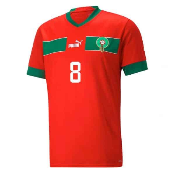 MAILLOT MAROC DOMICILE OUNAHI 2022-2023