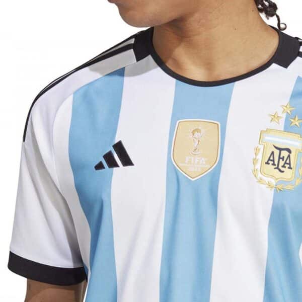 MAILLOT ARGENTINE DOMICILE MESSI 3 ETOILES 2022-2023