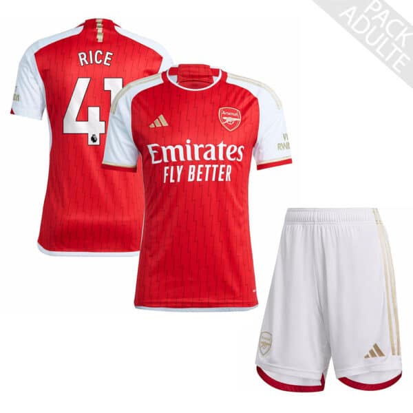 PACK ARSENAL DOMICILE RICE ADULTE 2023-2024