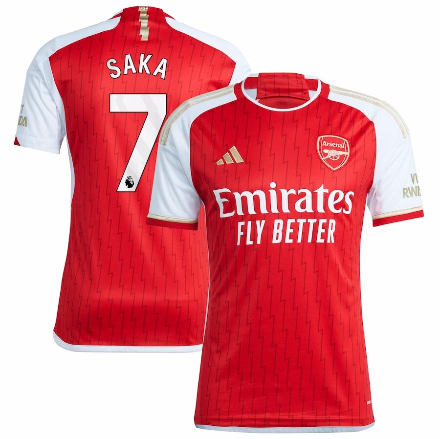 MAILLOT ARSENAL DOMICILE SAKA 2023-2024