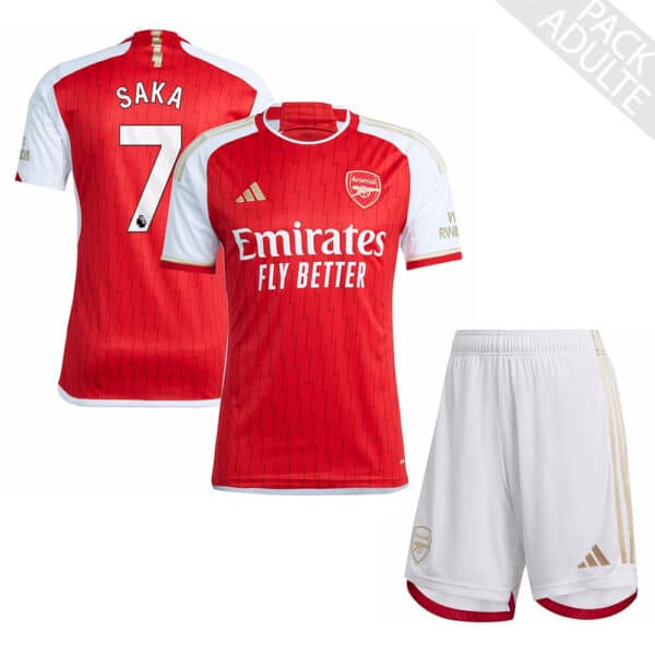 PACK ARSENAL DOMICILE SAKA ADULTE 2023-2024