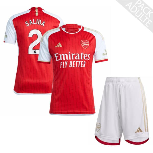 PACK ARSENAL DOMICILE SALIBA ADULTE 2023-2024