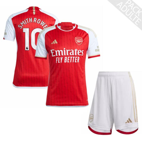 PACK ARSENAL DOMICILE SMITH ROWE ADULTE SAISON 2023-2024