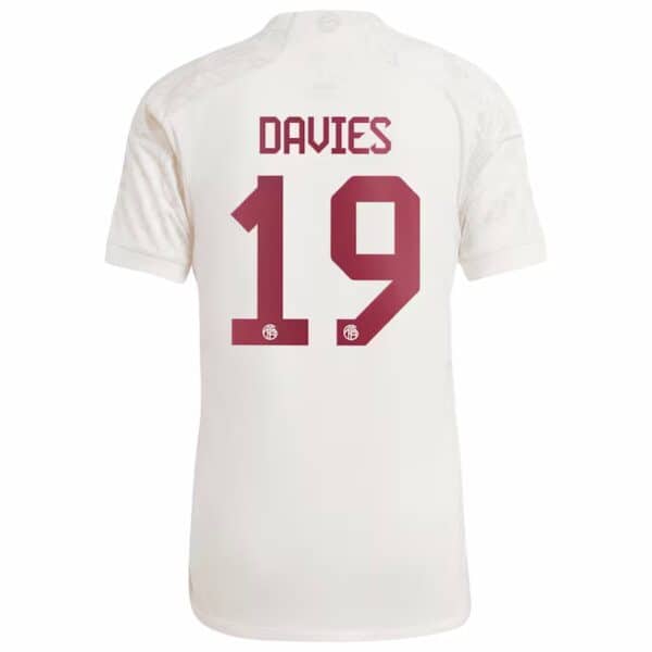 PACK JUNIOR BAYERN MUNICH THIRD DAVIES SAISON 2023-2024