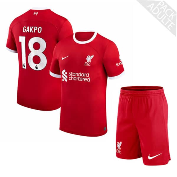 PACK LIVERPOOL DOMICILE LUIS DIAZ ADULTE SAISON 2023-2024