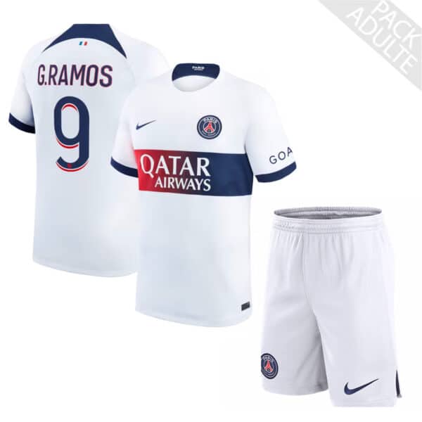 PACK PSG EXTERIEUR GONCALO RAMOS ADULTE SAISON 2023-2024