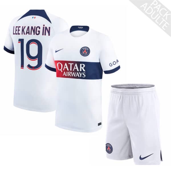 PACK PSG EXTERIEUR LEE KANG IN ADULTE SAISON 2023-2024
