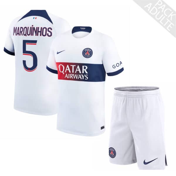 PACK PSG EXTERIEUR MARQUINHOS ADULTE SAISON 2023-2024