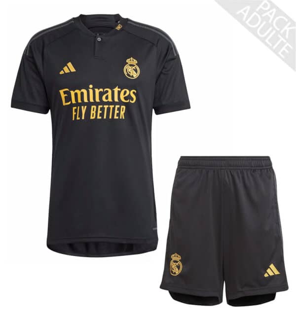 PACK REAL MADRID THIRD ADULTE 2023-2024