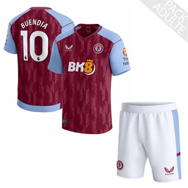 PACK ASTON VILLA DOMICILE BUENDIA ADULTE SAISON 2023-2024