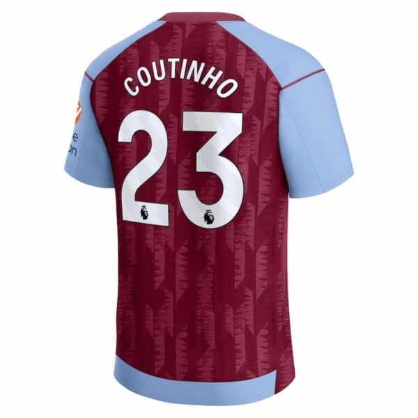 PACK ASTON VILLA DOMICILE COUTINHO ADULTE SAISON 2023-2024