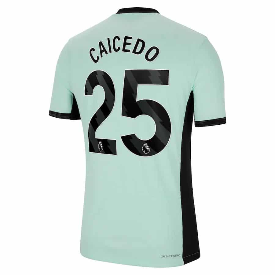 MAILLOT CHELSEA THIRD CAICEDO VERSION VAPOR MATCH 2023-2024