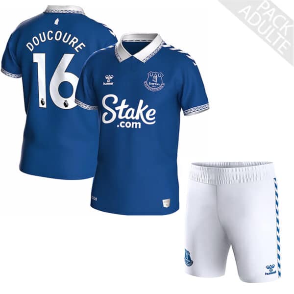 PACK EVERTON DOMICILE DOUCOURE ADULTE 2023-2024