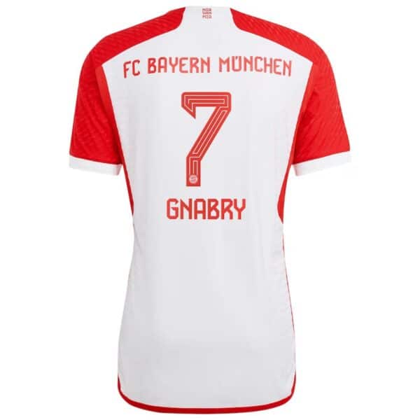 MAILLOT BAYERN MUNICH DOMICILE GNABRY VERSION AUTHENTIC 2023-2024