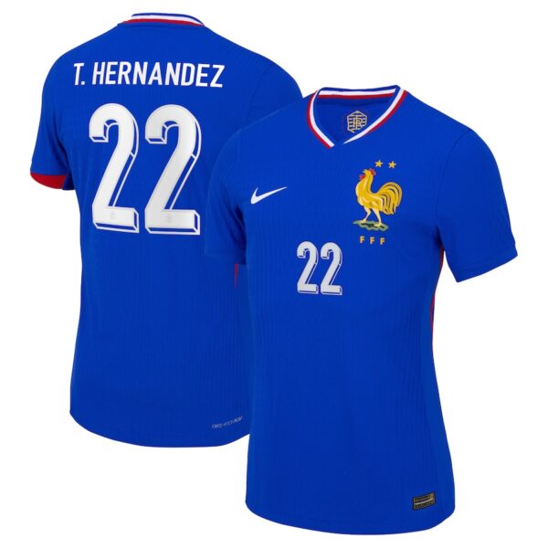 MAILLOT FRANCE DOMICILE T.HERNANDEZ DRI-FIT ADV VAPOR MATCH SAISON 2024-2025