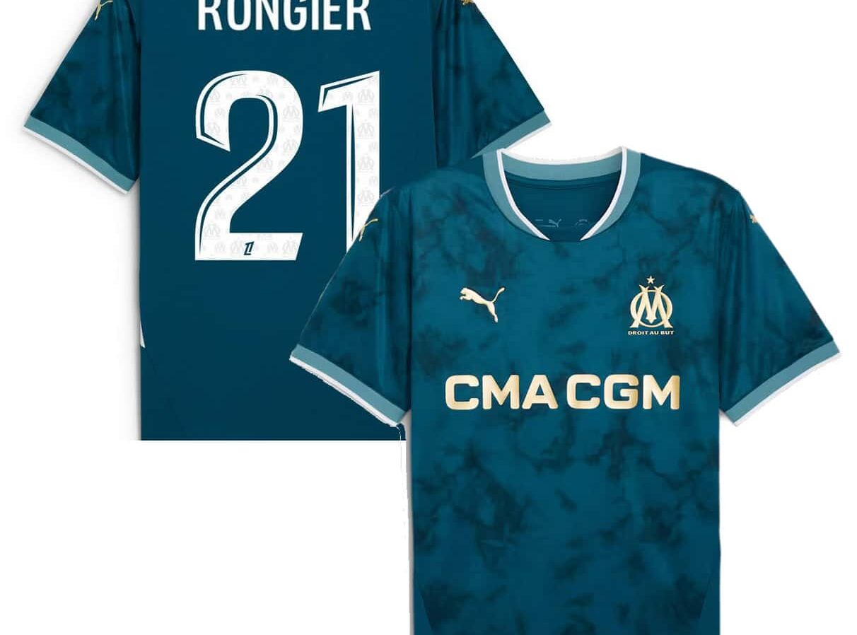 MAILLOT OLYMPIQUE DE MARSEILLE EXTERIEUR RONGIER 2024-2025