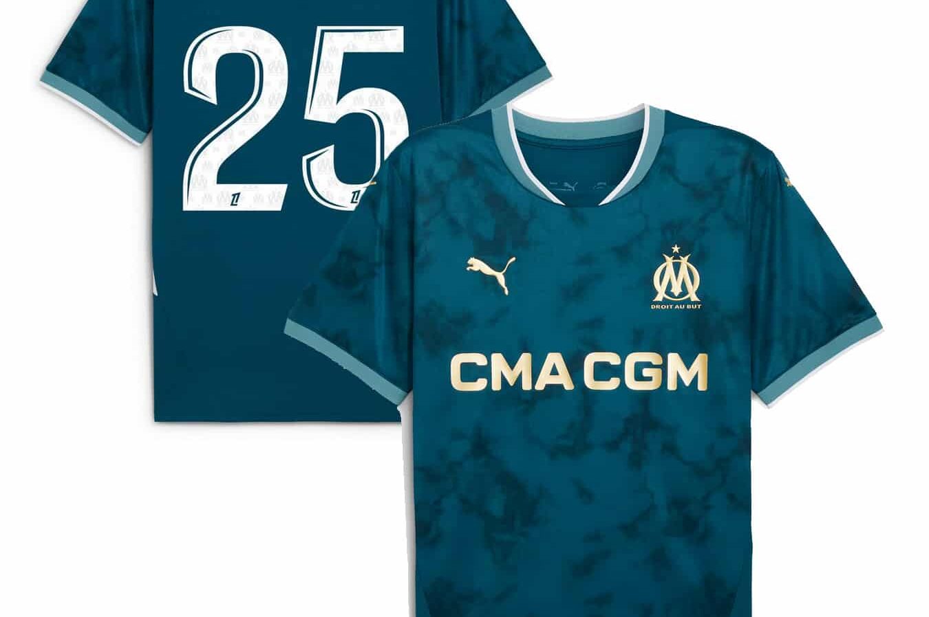 MAILLOT OLYMPIQUE DE MARSEILLE EXTERIEUR RABIOT SAISON 2024-2025