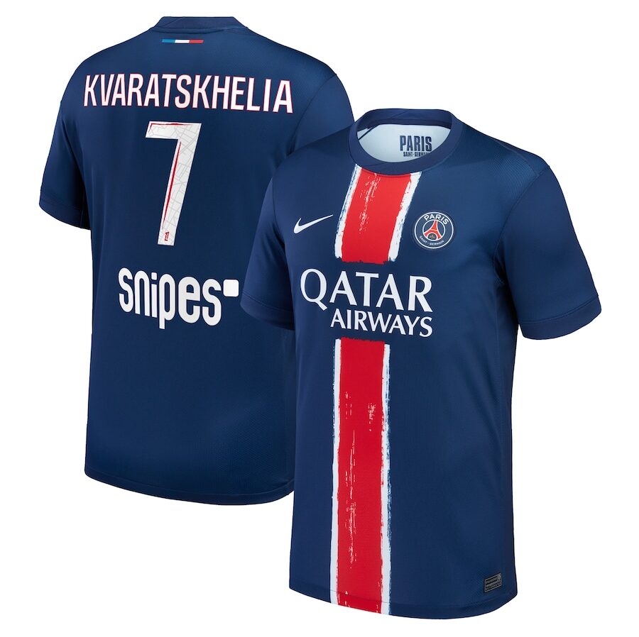 MAILLOT PSG DOMICILE KVARATSKHELIA SAISON 2024-2025