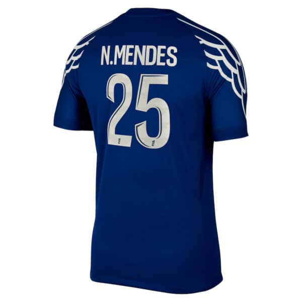 MAILLOT PSG 4TH NUNO MENDES SAISON 2024-2025