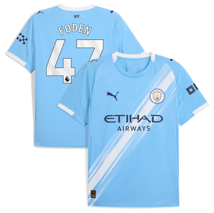 MAILLOT MANCHESTER CITY DOMICILE FODEN 2025-2026