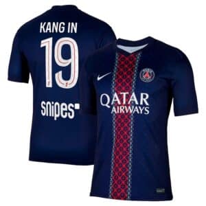 MAILLOT PSG DOMICILE LEE KANG IN 2025-2026
