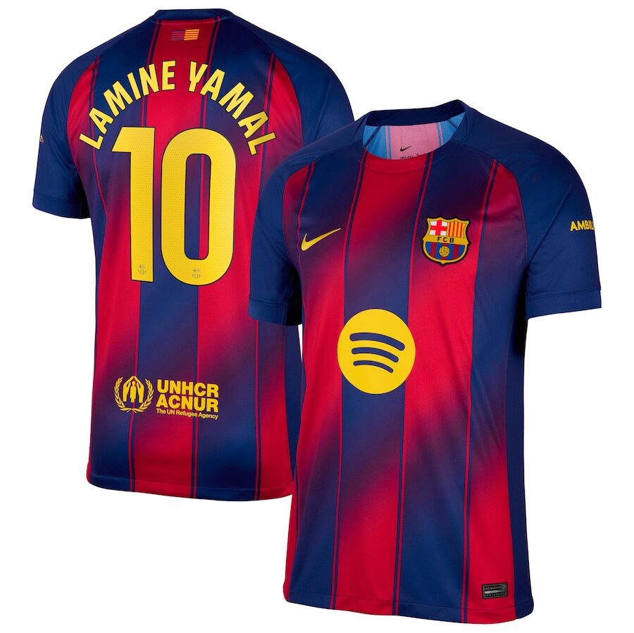 MAILLOT FC BARCELONE DOMICILE LAMINE YAMAL 2025-2026