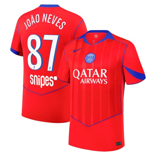 MAILLOT PSG THIRD JOAO NEVES SAISON 2025-2026
