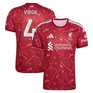 MAILLOT LIVERPOOL DOMICILE VIRGIL VAN DIJK 2026-2027 MAILLOT LIVERPOOL DOMICILE VIRGIL VAN DIJK 2026-2027