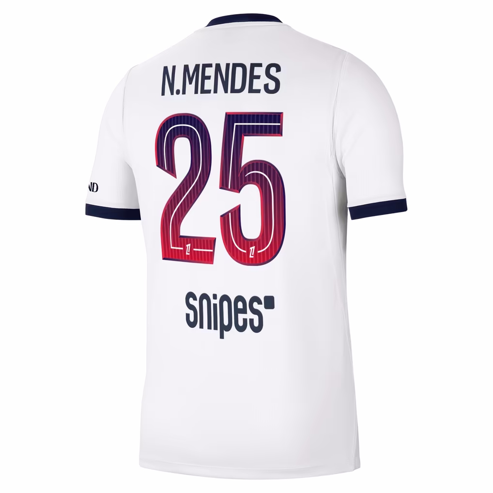 MAILLOT PSG EXTERIEUR NUNO MENDES 2026-2027