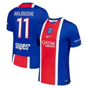 MAILLOT PSG DOMICILE AKLIOUCHE 2026-2027